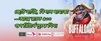 ১০০% প্রথম ডিপোজিট ম্যাচ promotion